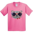 thumbnail image 3 of Inktastic 4th of July Girl Patriotic Cat Youth T-Shirt, 3 of 5