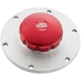 thumbnail image 3 of Jaz Products 391-452-06 Fuel Cell Filler Plate - Vented Twist Lock Cap - Flat Mount - Straight Neck - 12-Bolt Flange - Aluminum - Red Anodized - Kit, 3 of 4