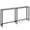 Greige and Black, variant on HOOBRO 63" Narrow Console Table with Charging Station,Greige