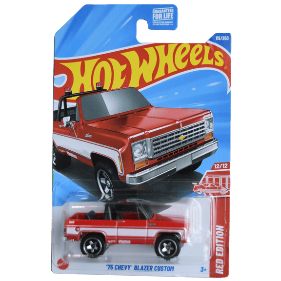 Hot Wheels '75 Chevy Blazer Custom, Red Edition 12/12 [red] 115/250