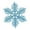 Blue1, variant on 12Pcs Snowflakes Christmas Ornaments - 4'' Glittered Snowflakes Decorations Christmas Hanging Snowflake Decorations for Winter Christmas Tree Decorations Craft Snowflakes(White2,3.9x3.9")