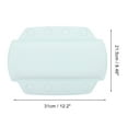 thumbnail image 3 of Unique Bargains 1 Pc Double Row Suction Cups Bath Pillow for Head and Neck Light Blue, 3 of 6