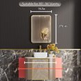 thumbnail image 2 of JJGULLIT 28"x20" Framed LED Bathroom Vanity Mirror,Anti-Fog,Adjustable Brightness and Wall Mounted, 2 of 11