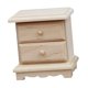 thumbnail image 4 of Mesita de noche de madera a escala 1:12, casa de DIY para muñecas, decoración de dormitorio, mesitas de noche para niñas, 4 of 9