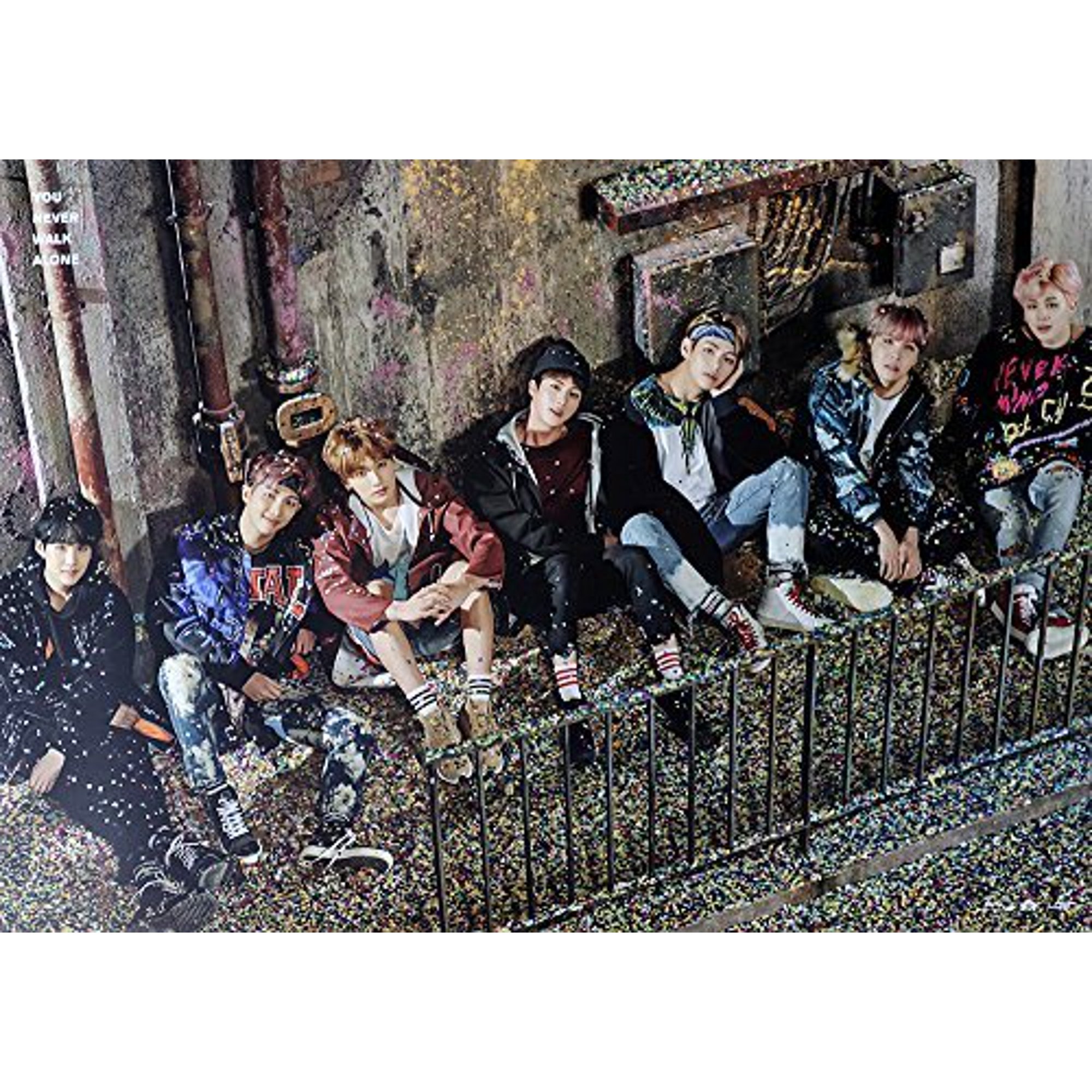 Bighit Entertainment Bts Bangtan Boys You Never Walk Alone Right Ver Official Poster 23 2 X 16 5 Inches Walmart Canada