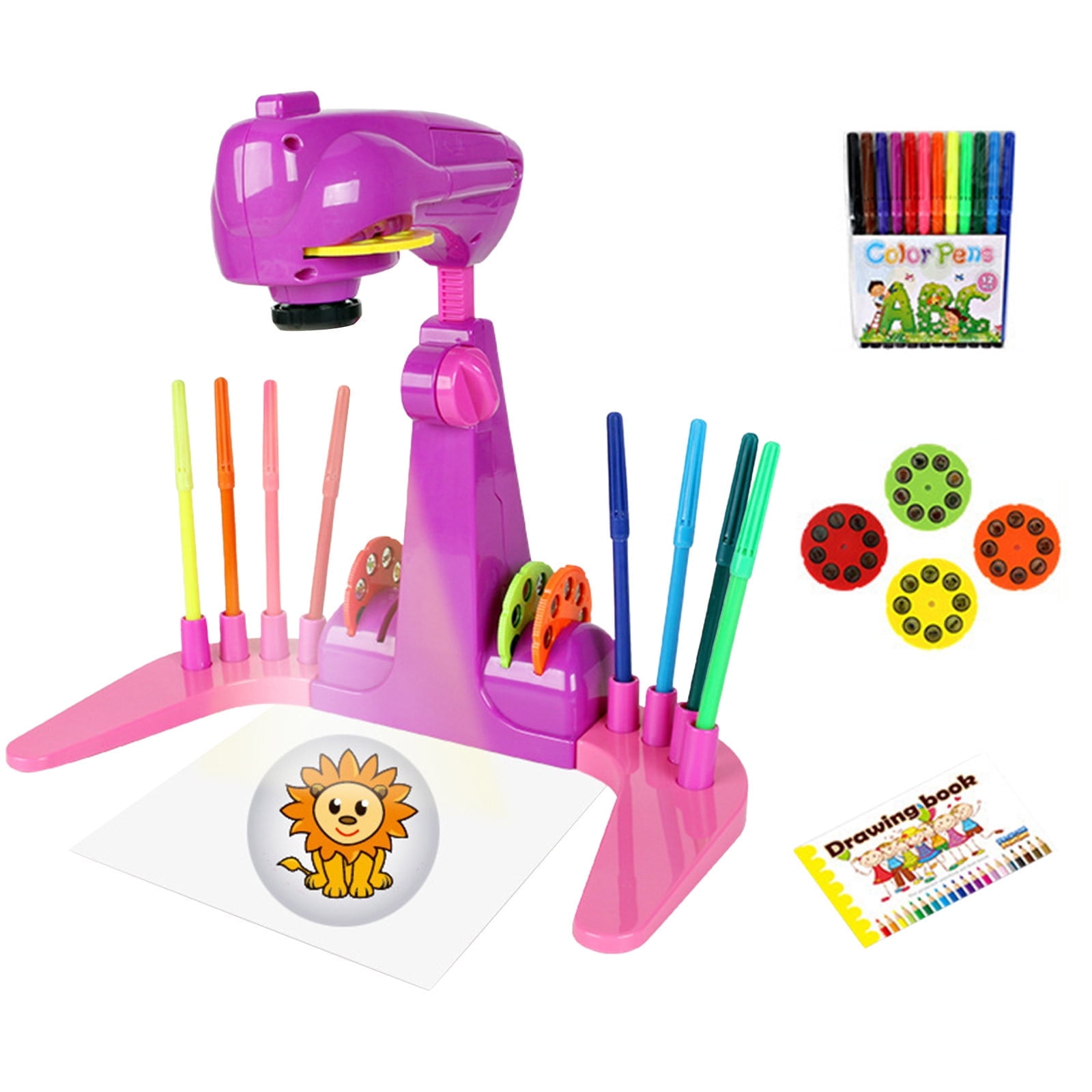 BUTY-Kit de peinture à dessin pour enfants projecteur de table pour enfants planche à dessin