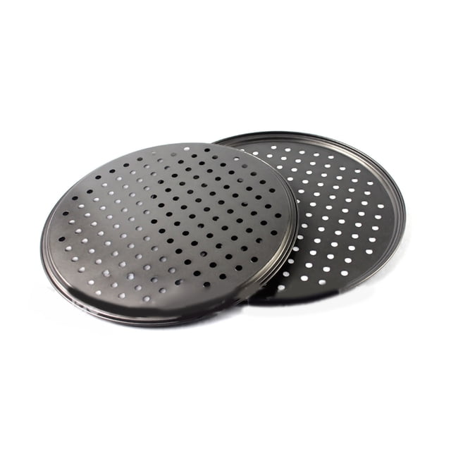 Vented Pizza Pan,Perforated Pizza Pan Non Firm Bottom Vented Pizza Pan Perforated Pizza Baking Pan Built for Precision