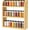Natural, variant on 3 Tier Bamboo Spice Rack, Countertop or Wall Mounting Wood Spice Jars Organizer Shelf for Kitche, Pantry (Natural)