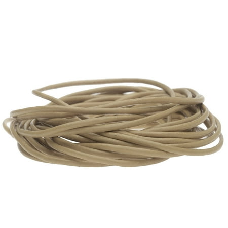 Bleach Leather - Genuine Leather Cord, Round 2mm, By the Yard, Beach