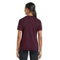 thumbnail image 2 of Sport Tek Adult Female Women Plain Short Sleeves T-Shirt Maroon 3X-Large, 2 of 6