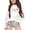 White, variant on LIUYUNNN Born to Dance Sweatshirt Kid's Girls Autumn And Winter Letter Printed Round Neck Long Sleeved Sweatshirt, Size 11-12 Years