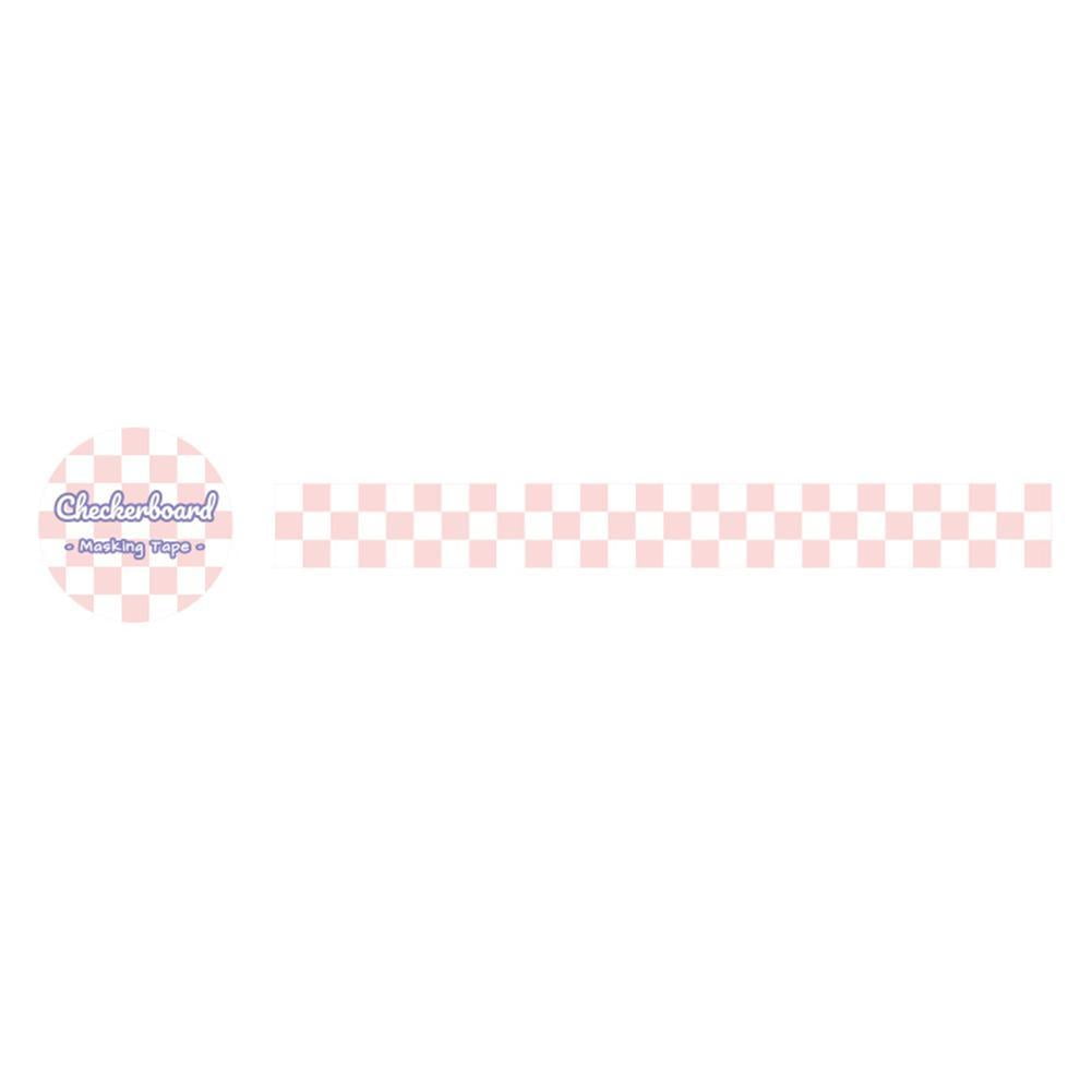 Checkerboard Series Washi Tape Diy Diary Decorative Scrapbook Stickers N3A8
