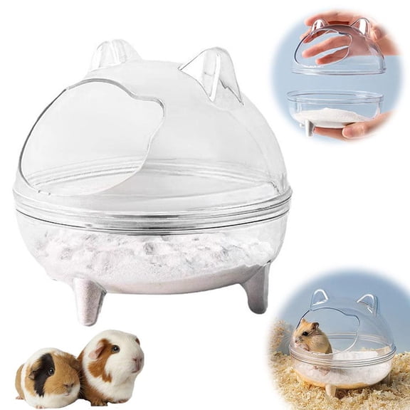NOVELAR Small Pet Bathroom Kit, 5.51x5.51x5.12 in, Protects Delicate Skin and Respiratory System, Convenient Daily Cleaning and Grooming Solution