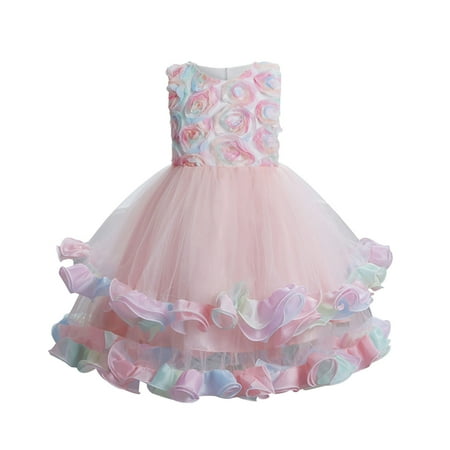 

Toddler Girls Dress Skirt Dress Flower Dress Wedding Dress for Children Clothes Fashion Girl Dress Girls Flower Party Wedding and Dress Sleeveless Dresses for Kids Fancy Tween Dresses Girls plus Size