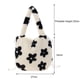 thumbnail image 3 of Bolsas De Hombro Bolsa de hombro para axilas de felpa suave a la moda para mujer con estampado de cerezas Sywqhk Para Estrenar, 3 of 9