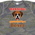 thumbnail image 4 of Inktastic Protected by a Boxer Dog Boys or Girls Baby Bodysuit, 4 of 5