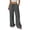 Dark Gray, variant on Womens Fashion Summer Essentials Clothes Cotton and Linen Embroidered Wide Leg Pants Spring Loose High Waist Straight Casual Pants for Women