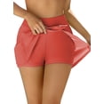 thumbnail image 4 of Jupe de Bain pour Femmes avec Culotte Intégrée Bas de Bikini Robe de Plage Courte, 4 of 6