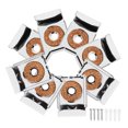 thumbnail image 1 of 8 Pcs Accessoires de Miroir Sans Cadre Clips de Maintien de Miroir Mural Clips de Support de Miroir Mural Clips de Miroir en Fer, 1 of 9