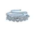 thumbnail image 3 of Women Fashion Belt Silver Metal Chain Arrowhead Buckle M L XL, 3 of 12