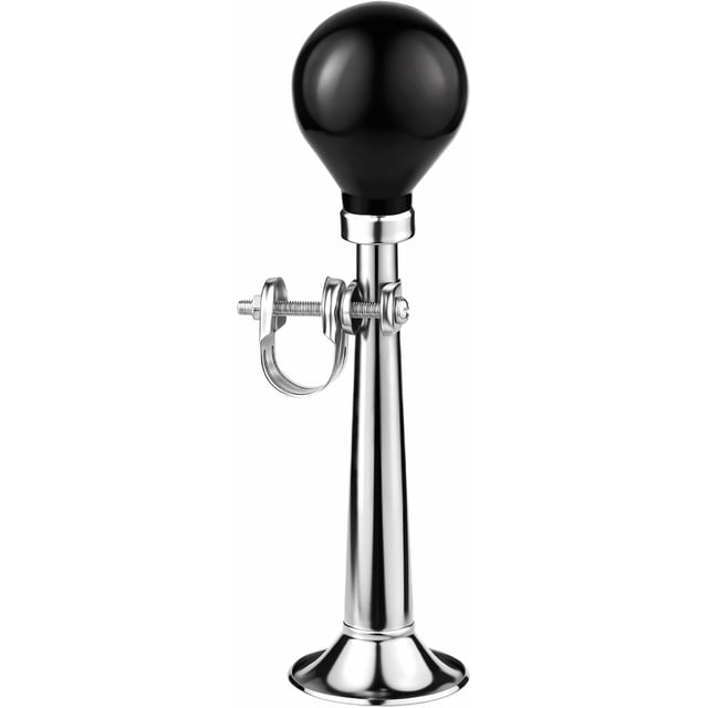 Claxon Clásico para Bicicleta de Metal, Cuerno de Payaso Resistente con Aleación de Aluminio y Bola de Goma, Sonido Fuerte y Elegante - Universal para Manillar