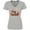 AC-Heather Grey, variant on Animal Ark Bible Story Christian Women's V-Neck T-Shirt