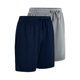 thumbnail image 1 of Pack de 2 Shorts Deportivos Hombre Gris Claro y Azul Marino, 1 of 5