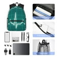 thumbnail image 5 of Goofa ECG Wave Print Casual Backpack for Women Men,Waterproof High School Bookbag,Lightweight Travel Daypack,Classic College Backpack,Laptob Backpack, 5 of 6