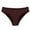 Wine, variant on Yuzhih Women's Underwear Cotton Solid Color Panties Low Rise No Show Briefs Soft Stretch Breathable Ladies Panties
