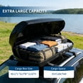 thumbnail image 6 of Danolapsi Rooftop Cargo Box Carrier, 19.4 Cubic Hardshell Rooftop Cargo Carrier, Dual-Side Opening, Universal Fit for Cars & SUVs, 165Lbs Weight Capacity with Secure Straps&Keys, 6 of 7