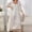 White, variant on BONIXOOM Pajamas For Women Christmas Pajamas For Family Loungewear Drawstring Long Sleeve Sleepwear Sets Solid Pink L