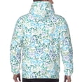 thumbnail image 3 of Bingfone Butterflies Men's Drawstring Hoodie Long Sleeve Pocket Sweatshirts-Small, 3 of 6