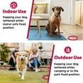 thumbnail image 6 of Furggis Heavy Duty Dog Tie Out Cable – 20FT Chew Proof & Tangle-Free for Large Dogs up to 250lbs, Outdoor Safety Leash (Rose Red), 6 of 7