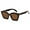 Dark Tortoise Frame, variant on Womens Old Fashion Chic Thick Plastic Large Rectangular Cat Eye Retro Sunglasses