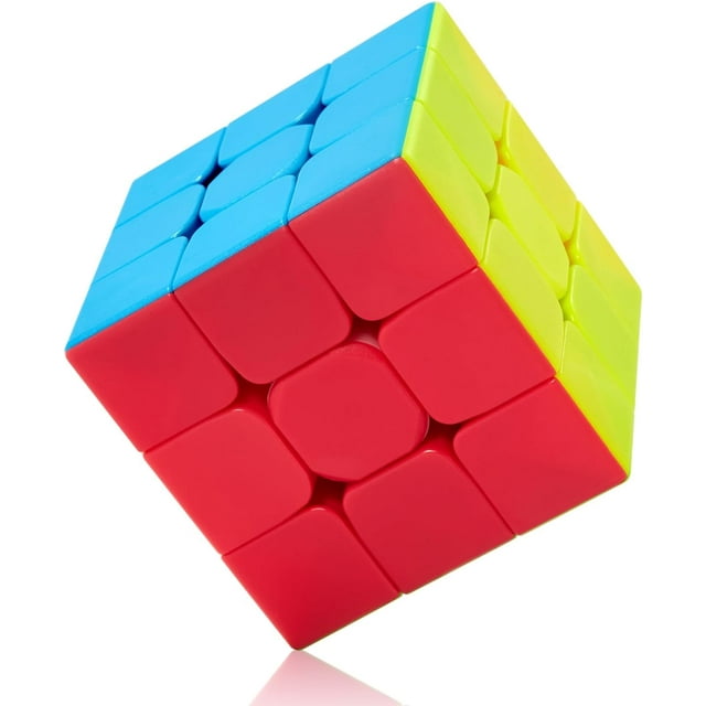 Speed Cube Fast Cube - Snabb smidig vridning, solid och hållbar, bästa 3D-pussel Magic Cube-leksaken - (3x3x3 Cube)