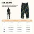 thumbnail image 2 of Salouo Sunflowers Print Women's Pajama Pants Casual Loose Sweatpants PJs Flowy Pants Drawstring Palazzo for Women Wide Leg Pants Lounge Pajama -Large, 2 of 8