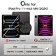 thumbnail image 2 of Funda JeTech para iPad Pro M4 2024 de 11 pulgadas con soporte para lápices, 2 of 7