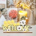 thumbnail image 4 of Bee Festival Table Top Wooden Pastorals Craft Goblin Style Honeycomb Spring And Summer Decoration, 4 of 5