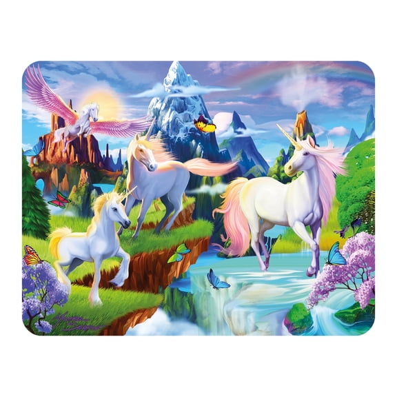 3D LiveLife Magnet - Unicorn Bliss from Deluxebase. Lenticular Fantasy Animal Refrigerator Magnet. Decorative 3D Unicorn Flat Magnets. Cute Small Magnets for Fridge, Dishwasher and Whiteboard.