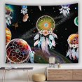 thumbnail image 1 of ¡Ofertas especiales! Tapiz de pared con estampado digital de atrapasueños, tapiz con estampado de cielo estrellado, tela de fondo, 100 x 150 cm (40 x 60 pulgadas), estilo 9, decoración del hogar., 1 of 3
