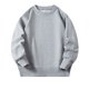 thumbnail image 1 of Gibobby Sudaderas para niños pequeños, playera de algodónBebé Niños Manga Larga Color Sólido Sin Capucha Sudaderas Top Niños Unisex Abrigo Blusa(Gris, 18-24 Meses), 1 of 4