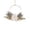 White, variant on OutmaxHome Artificial Iron Hoop Wreath for Front Door, Spring Round Frame Garland for Party Front Door Window