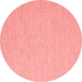 thumbnail image 1 of Ahgly Company Indoor Round Abstract Red Contemporary Area Rugs, 3' Round, 1 of 4