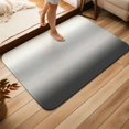thumbnail image 3 of Front Door Mat 15.7"x23.6", Grey Ombre Non Slip Backing & Low Profile Doormats, Absorbent Muddy Dirt Trapper Door Mats for Front Back Door Entryway All-Weather Modern Gradient Abstract Aesthetics Art, 3 of 9