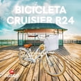 thumbnail image 2 of Bicicleta Urbana R24 Cruisier Con Canastilla Y Parrilla PIAGO 80014BL, 2 of 8