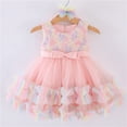 thumbnail image 3 of Vestido de princesa, vestido de malla hinchada de arcoíris, vestido infantil, vestido de actuación, 3 of 4