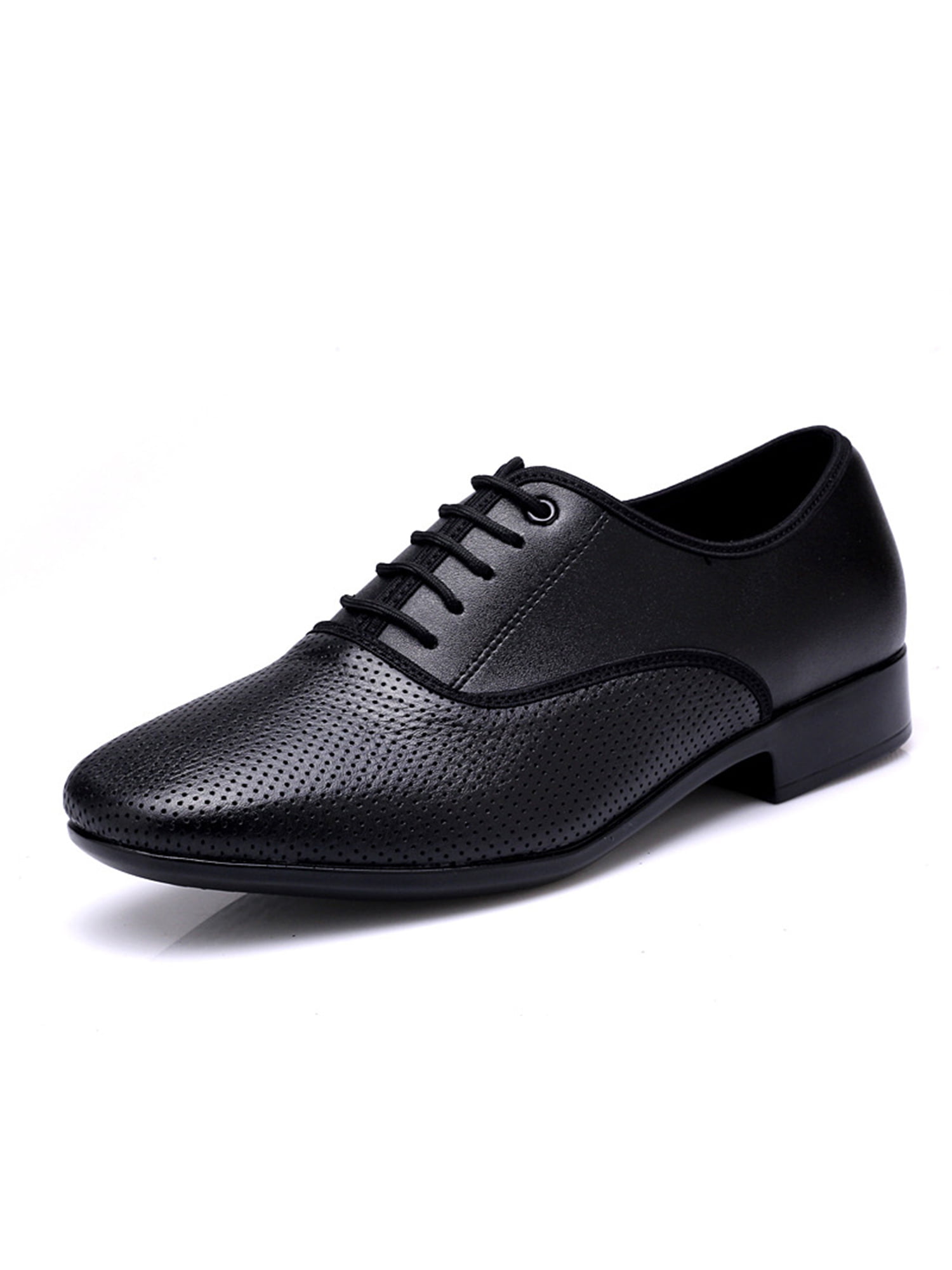 Lacyhop Men Salsa Comfortable Dance Shoe Non-Slip Solid Modern Shoes Slip  Resistant Low Top Holes Polyurethane Sole Black 9 - Walmart.com