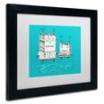 thumbnail image 3 of Trademark Fine Art "Robots on Beach" Canvas Art by Carla Martell, White Matte, Black Frame, 3 of 5