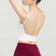 thumbnail image 3 of TFixol Sujetador deportivo para mujer, tirantes finos, espalda en U, camisola acolchada inalámbrica, 3 of 8