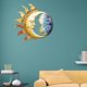 thumbnail image 5 of Creative Celestial Wall Escultura Ornamento Estatuas Adorno para interior Dormitorio al Patio Oficina, 5 of 7